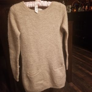 Wool long sweater